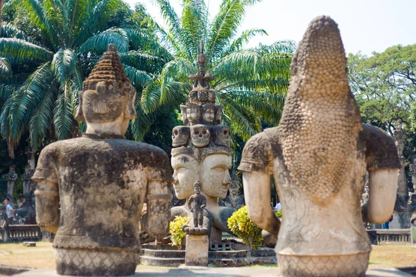 Xieng Khuan Buddha park Vientiane — Stock Photo, Image