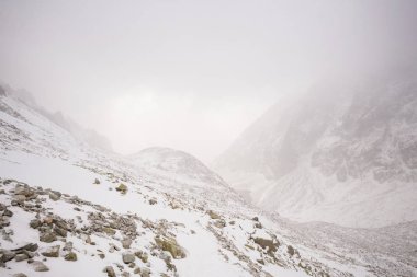 Slovakça Velicka Dolina Tatry dağlara