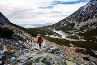 Slovakça Velicka Dolina Tatry dağlara