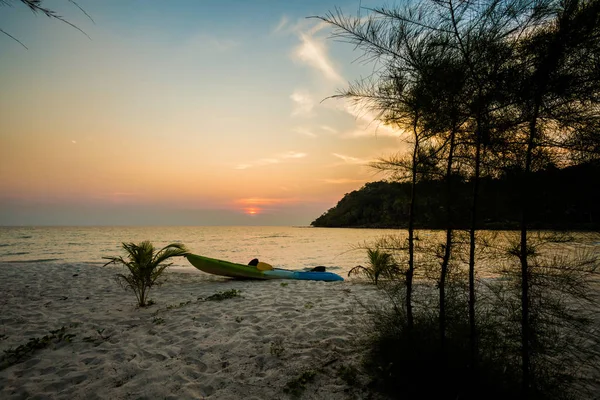 Tropical sunset on Koh Kood — Zdjęcie stockowe