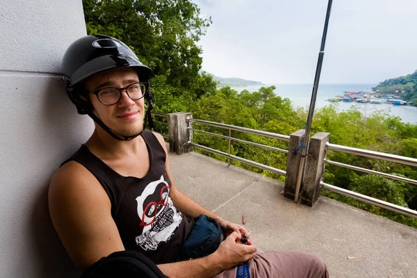 Männlicher Tourist auf koh kood — Stockfoto