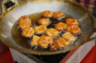 Fried Tay takoyaki ahtapot topları