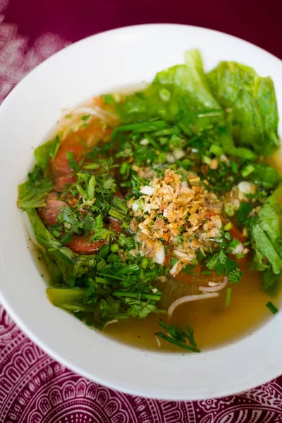 Lao sopa clara de verduras —  Fotos de Stock