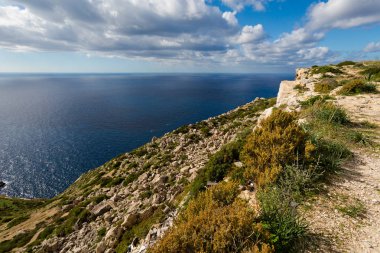 Malta Adası Dingli cliffs