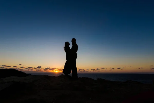 Turista na Ghajn Tuffieha Bay — Stock fotografie