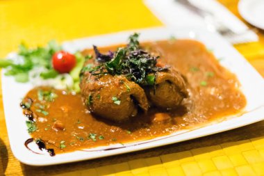 Malta Bragioli doldurulmuş sığır eti rulo