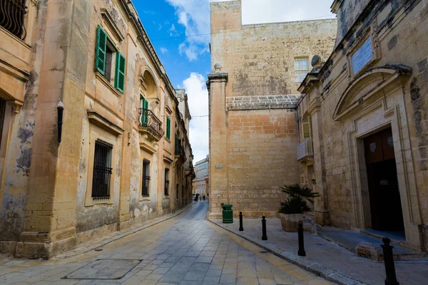 Mdina Malta mimarisi — Stok fotoğraf