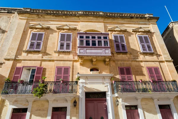 Architettura di Mdina su Malta — Foto Stock