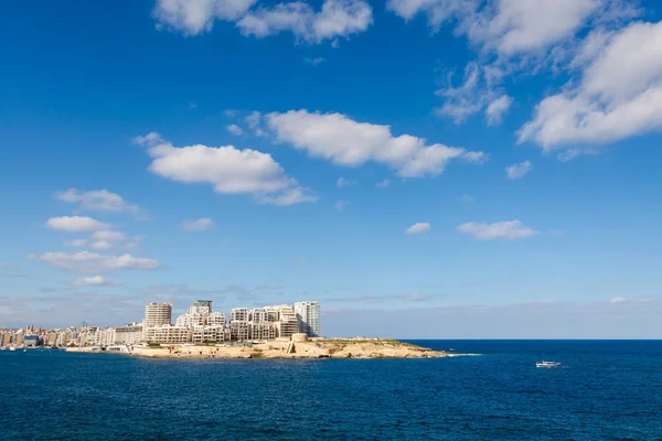 Hafen in msida auf malta — Stockfoto