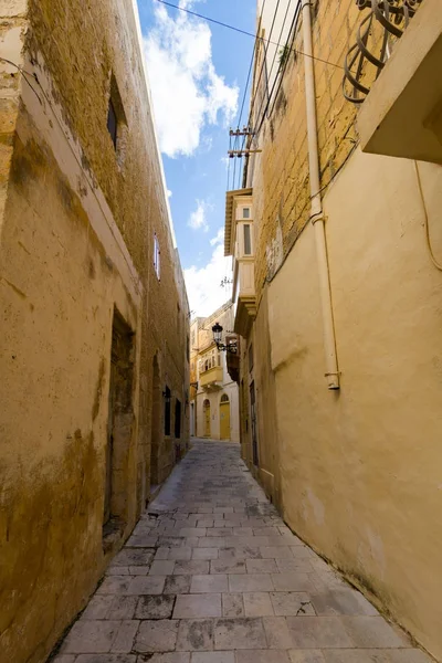 Paesaggio urbano Victoria sull'isola di Gozo — Foto Stock