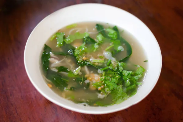 Sopa clara de verduras tailandesas —  Fotos de Stock