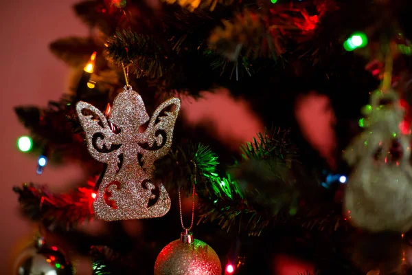 Christmas concept photo - tree detail — Stock Photo, Image