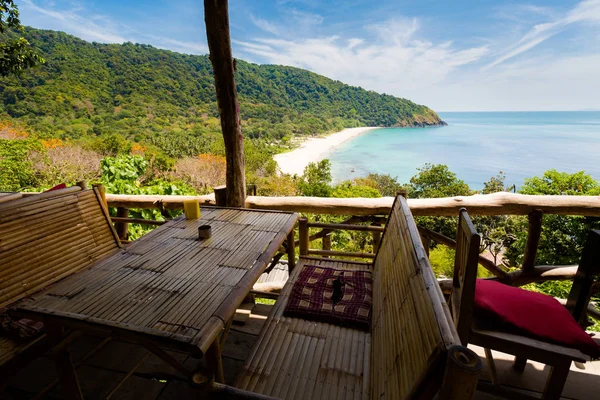 Paesaggio della baia di bambù di Koh Lanta — Foto Stock