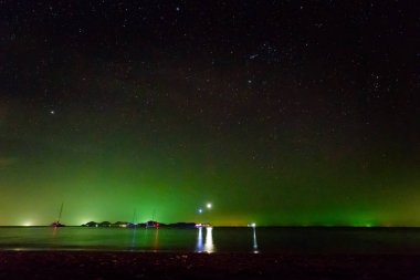 Koh Mook üzerinde gece manzarası