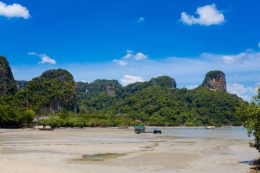 Doğu Railay beach Krabi Thailand