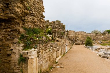Devlet Agora, Devlet Agorasi - Türkiye 'nin güzel antik kenti Antalya. Güzel eski arkeoloji parkı.