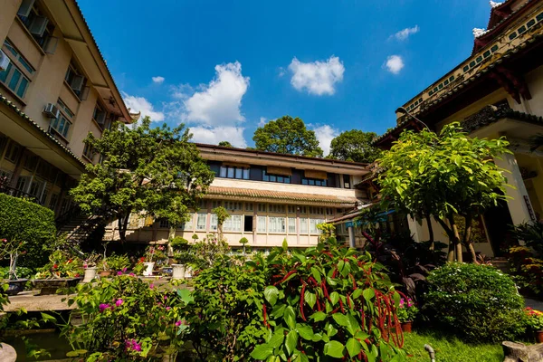 Hermosa Arquitectura Oriental Del Museo Historia Vietnam Chi Minh Bao —  Fotos de Stock