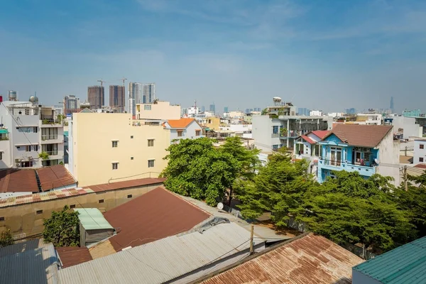 Dettagli Della Città Chi Minh Saigon Vietnam Bellissimo Paesaggio Urbano — Foto Stock