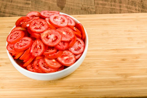 SLices of red tomatoes — Stock Photo, Image