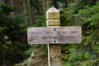 İşaret iz 2000 Pacific Crest iz için mesaj