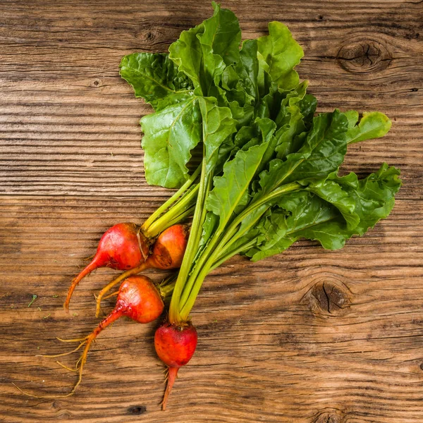 Orange Beets Wooden Table Fresh Garden — Stock Photo, Image