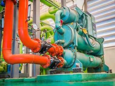 Elektrikli tahrik chiller soğutma oluşturmak için kullanılan renk tam tüp paketiyle