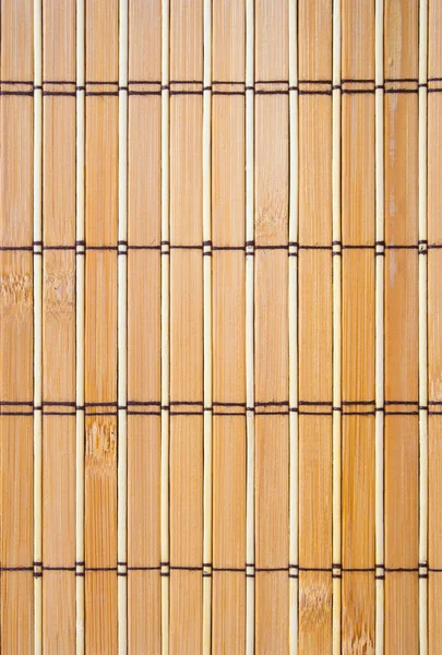 Fond Rideau Bambou Composant Bambou Naturel Corde Chanvre Enfilée Avec — Photo