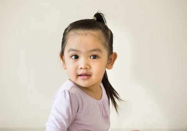 Portrait Asian Children Happy Relaxing Time — Stock Photo, Image