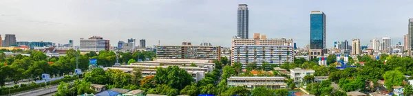 Panoramisch uitzicht op de stad Bangkok, Thailand — Stockfoto