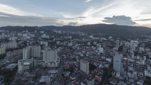 Timelapse Georgetown cidade de dia para noite . — Vídeo de Stock