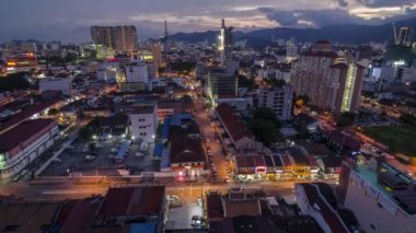 Timelapse kaydırma soldan sağa Tan iskeleye vurdu