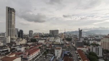 Soldan sağa kaydırma Timelapse havadan görünümü