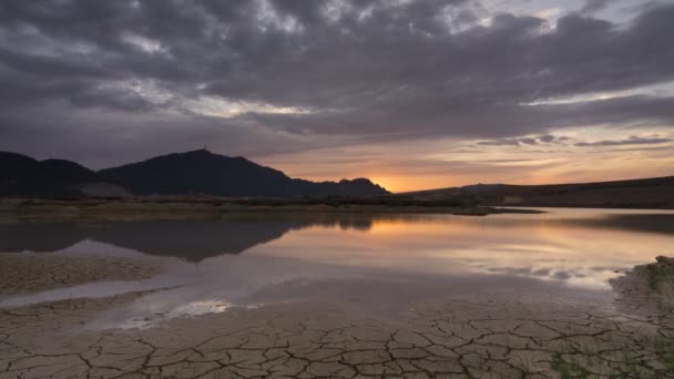 Timelapse Zmierzch godzinę Mengkuang Dam — Wideo stockowe