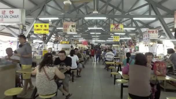 Traditionelles Händlerzentrum in Penang — Stockvideo