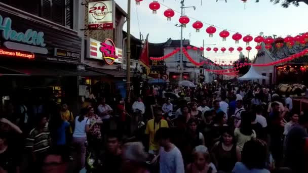 Penang νησί γίνει προορισμός για γιορτάζουν κινεζικές νέο έτος. — Αρχείο Βίντεο