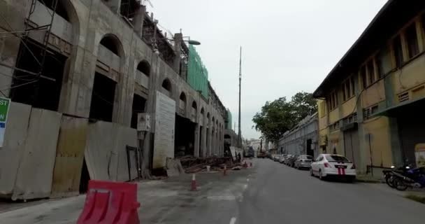 Jízda v Lebuh Gat Gereja. — Stock video