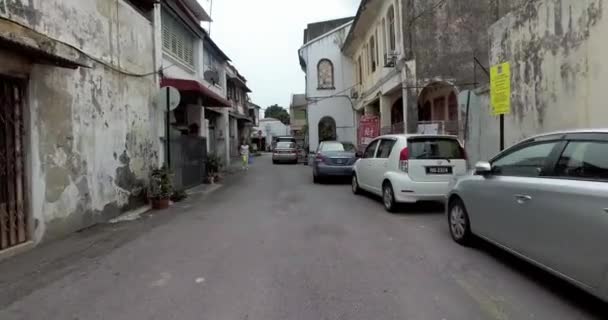Montar en Lorong Muda, Penang . — Vídeos de Stock