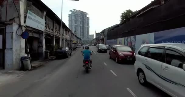 Passeio em CY Choy, Penang Island . — Vídeo de Stock