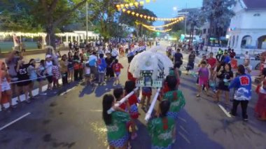 PENANG, MALAYSIA - 10 Mart 2018: Japon Yosakoi Geçit Töreni.