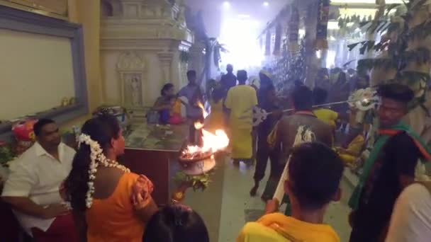 Bukit Mertajam Malaisie Mars 2018 Rituel Kavadi Trouvé Pèlerinage Tiré — Video