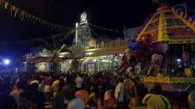 BUKIT MERTAJAM, MALAYSIA - 30 Mart 2018: Binlerce dindar Panguni Uthiram festivaline katıldı.