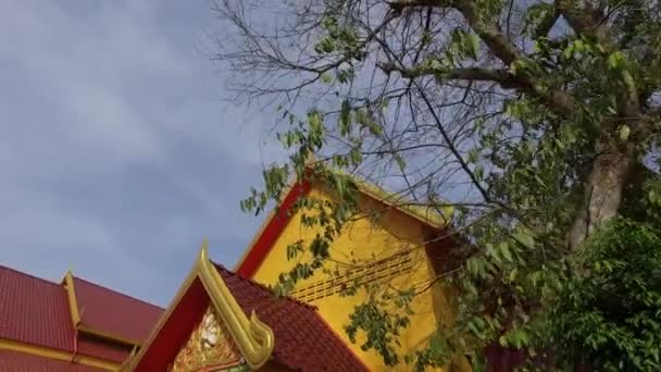 Bukit Mertajam Malaysia April 2018 Umzug Vom Buddhistischen Tempel Wat — Stockvideo