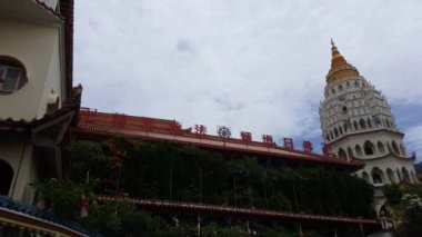 George Town, Penang / Malezya-28 Mayıs 2018: Kek Lok Si Tapınağı.