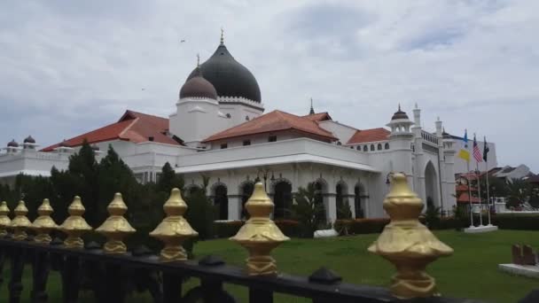 George Town Penang Malajsie Jun 2018 Směrem Mešitě Kapitan Kelng — Stock video