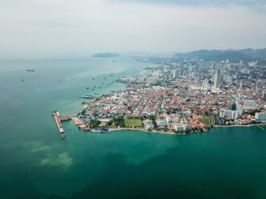 Georgetown 'un havadan görünüşü, Pulau Pinang.