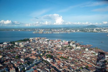 Güneşli bir günde Georgetown. Geçmişi Butterworth..