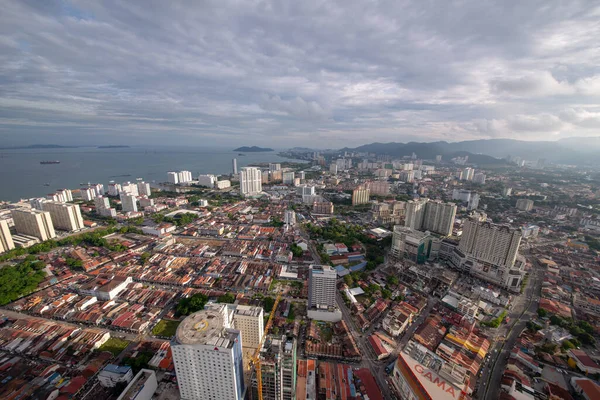 Hava manzaralı Penang Şehri. — Stok fotoğraf