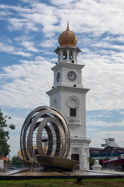 Georgetown torre relógio património . — Fotografia de Stock