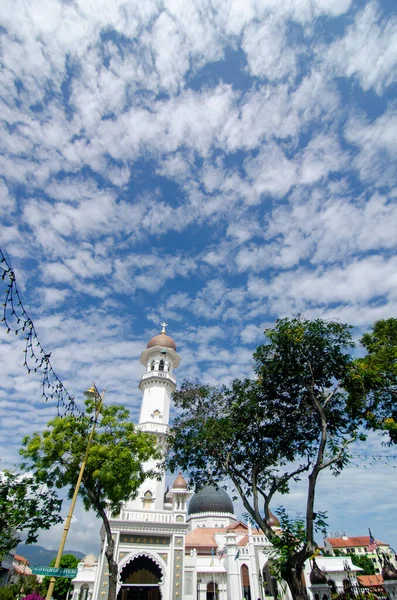 Georgetown Penang Malásia Fevereiro 2020 Minarete Kapitan Keling Mesquita Sob — Fotografia de Stock