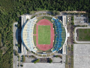 Penang Eyalet Stadyumu 'na hava saldırısı.